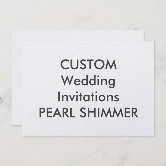 PEARL 110lb 6,25" x 4,5" Einladungen für Hochzeite (Vorne/Hinten)