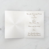 Pearl 30. Wedding Anniversary Cards, Personalisier Karte (Innenseite)