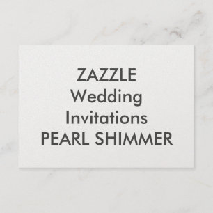 PEARL 5" x 3,5" Einladungen für Hochzeiten