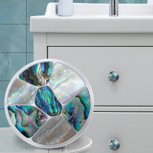 Pearl and Abalone - Voronoi Cells Mosaic Keramikknauf