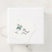 Pearl and Bow Brautparty "Danke" Tag Geschenkanhänger (Beispiel)