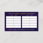 Pearl and Gold Healing Hands Yin Yang Visitenkarte (Rückseite)