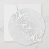 Pearl and Lace Circle Einladung (Rückseite)