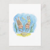 Pearl Anniversary Postkarte (Vorderseite)