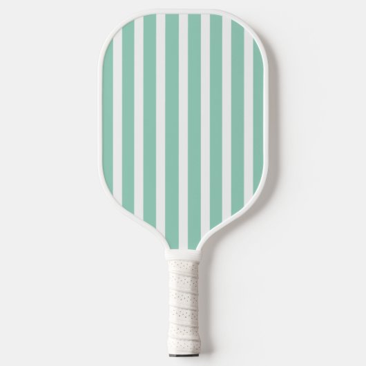 Pearl Aqua Stripes Pickleball Paddle (Vorderseite)