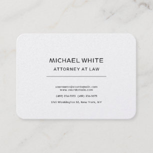 Pearl Attorney at Law Minimalistisch Beruflich Visitenkarte