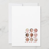 Pearl Baby Shower Game - Editable Name, 5x7 Einladung (Rückseite)