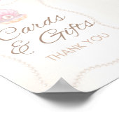 Pearl Baby Shower Game Sign Poster (Ecke)