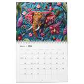 Pearl & Bead Embroidery – 2026 Calendar Kalender (Mär 2026)