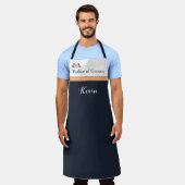 Pearl Black Watusi Tacao Wedding Schürze Vater (Getragen)