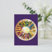 Pearl Blätter Anniversary Artist Postcard Postkarte (Stehend Vorderseite)