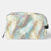 Pearl Blue Sky Animal Print Waschbeutel (Rückseite)