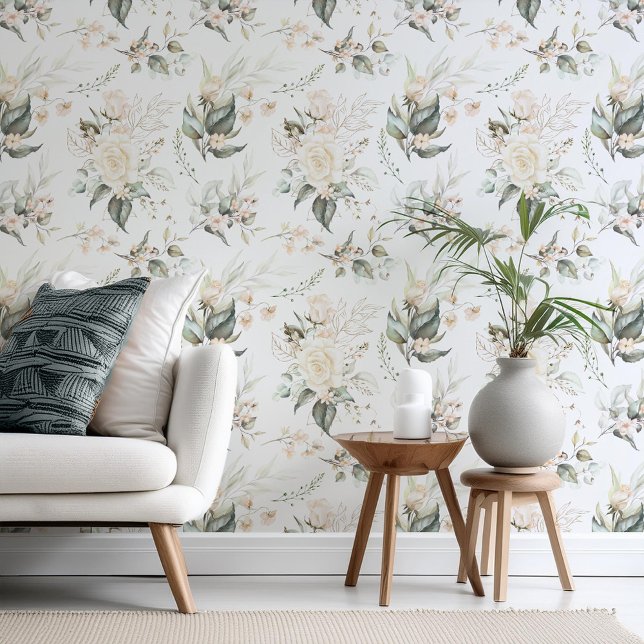 Pearl Blush Floral Elegance Muster ID989 Tapete (Von Creator hochgeladen)