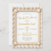 Pearl Brautparty Einladung (Vorderseite)