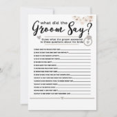 Pearl Brautparty Game Einladung (Vorderseite)