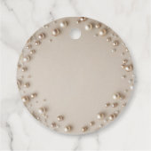 Pearl Brautparty Geschenkanhänger (Rückseite)