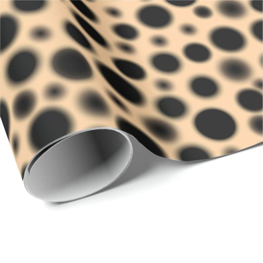 Pearl Bubble Tee Muster Geschenkpapier (Rolleneckpunkt)