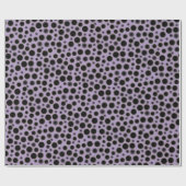 Pearl Bubble Tees Muster in Lila Geschenkpapier (Flach)