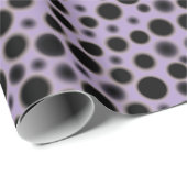 Pearl Bubble Tees Muster in Lila Geschenkpapier (Rolleneckpunkt)