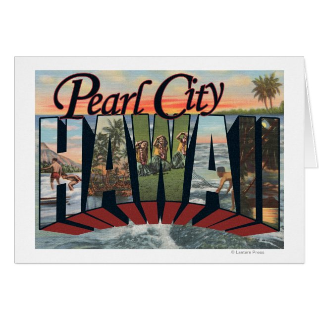 Pearl City, Hawaii - Große Briefszenen (Vorderseite (Horizontal))