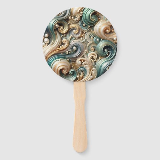 Pearl Coast Elegance Fans Fächer (Vorderseite)