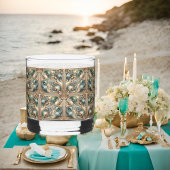 Pearl Coast Elegance Formal Printed Rocks Brille Whiskyglas