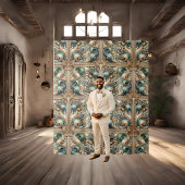 Pearl Coast Elegance Formaler Hintergrund Wandteppich