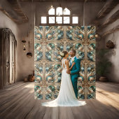 Pearl Coast Elegance Formaler Hintergrund Wandteppich