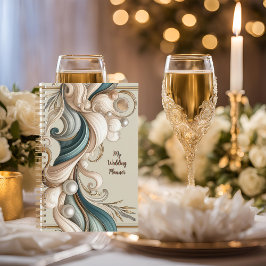 Pearl Coast Elegance Minimalistischer Hochzeitspla Planer