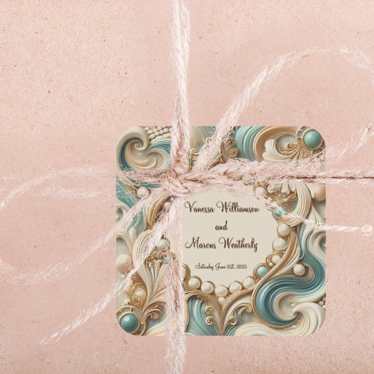 Pearl Coast Elegance Packing Sticker