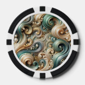 Pearl Coast Elegance Poker Chip (Vorderseite)