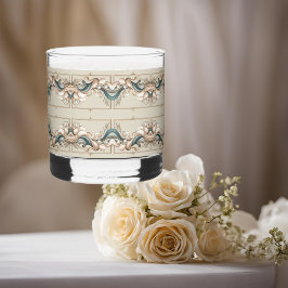 Pearl Coast Elegance Printed Rocks Brille Whiskyglas