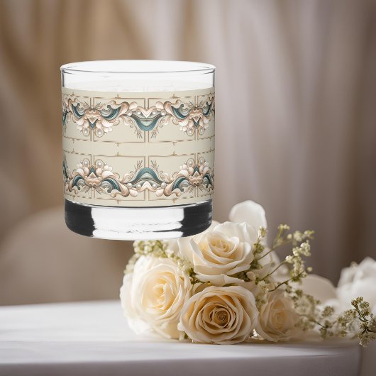 Pearl Coast Elegance Printed Rocks Brille Whiskyglas