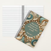 Pearl Coast Elegance verbringen Zeit mit Gott Jour Notizblock (Innen)