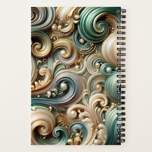 Pearl Coast Elegance verbringen Zeit mit Gott Jour Notizblock (Rückseite)