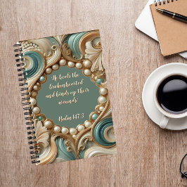 Pearl Coast Elegance verbringen Zeit mit Gott Jour Notizblock