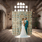 Pearl Coast Elegance Waves Hintergrund Wandteppich