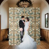 Pearl Coast Elegance Waves Hintergrund Wandteppich