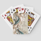 Pearl Coast Elegante Minimalistische Spielkarten (Rückseite)