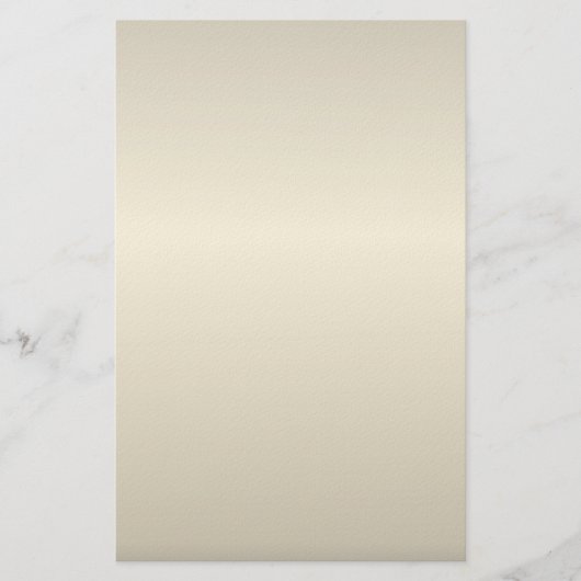 Pearl Cream Stationery Briefpapier (Vorderseite)