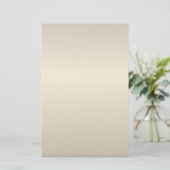 Pearl Cream Stationery Briefpapier (Stehend Vorderseite)