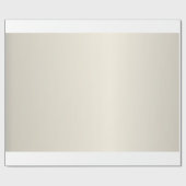 Pearl Cream Wrapping Paper Geschenkpapier (Flach)