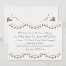 Pearl & Creme Spitzenherz Trauung