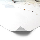 Pearl Crescent Butterfly Art Print Poster (Ecke)