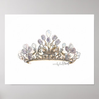Pearl Crown von Heather French Henry Poster