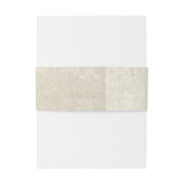 Pearl Damask Wedding Elegante Stationery Einladungsbanderole (Rückseitenbeispiel)