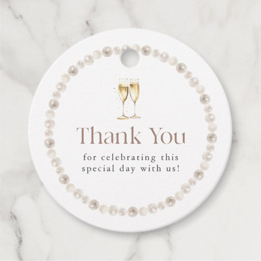 Pearl Danke Geschenkanhänger (Vorderseite)