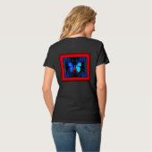 Pearl der Schmetterling T-Shirt (Rückseite Vollansicht)