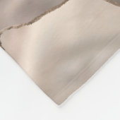 Pearl, Diamanten und Platin geode digitale Kunst Fleecedecke (Ecke)