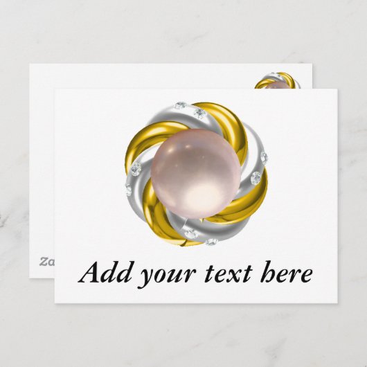 PEARL & DIAMONDS POSTKARTE (Vorne/Hinten)